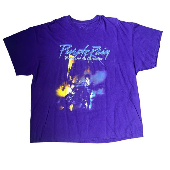 Prince Purple Rain Womans T Shirt Size 3XL - Picture 1 of 3